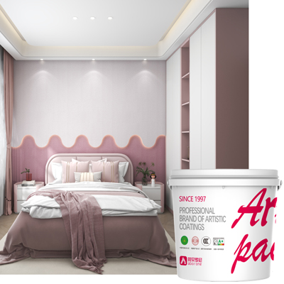 Orange peel silk paint