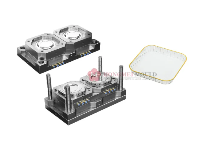 透明PET模具 塑料果盘模具 日用品模具塑料模具开发生产    台州泓美模塑有限公司