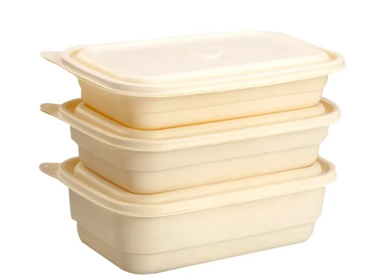 可生物降解的一次性食品容器玉米淀粉制成的 PLA 可堆肥午餐盒    浙江兆源新材料有限公司