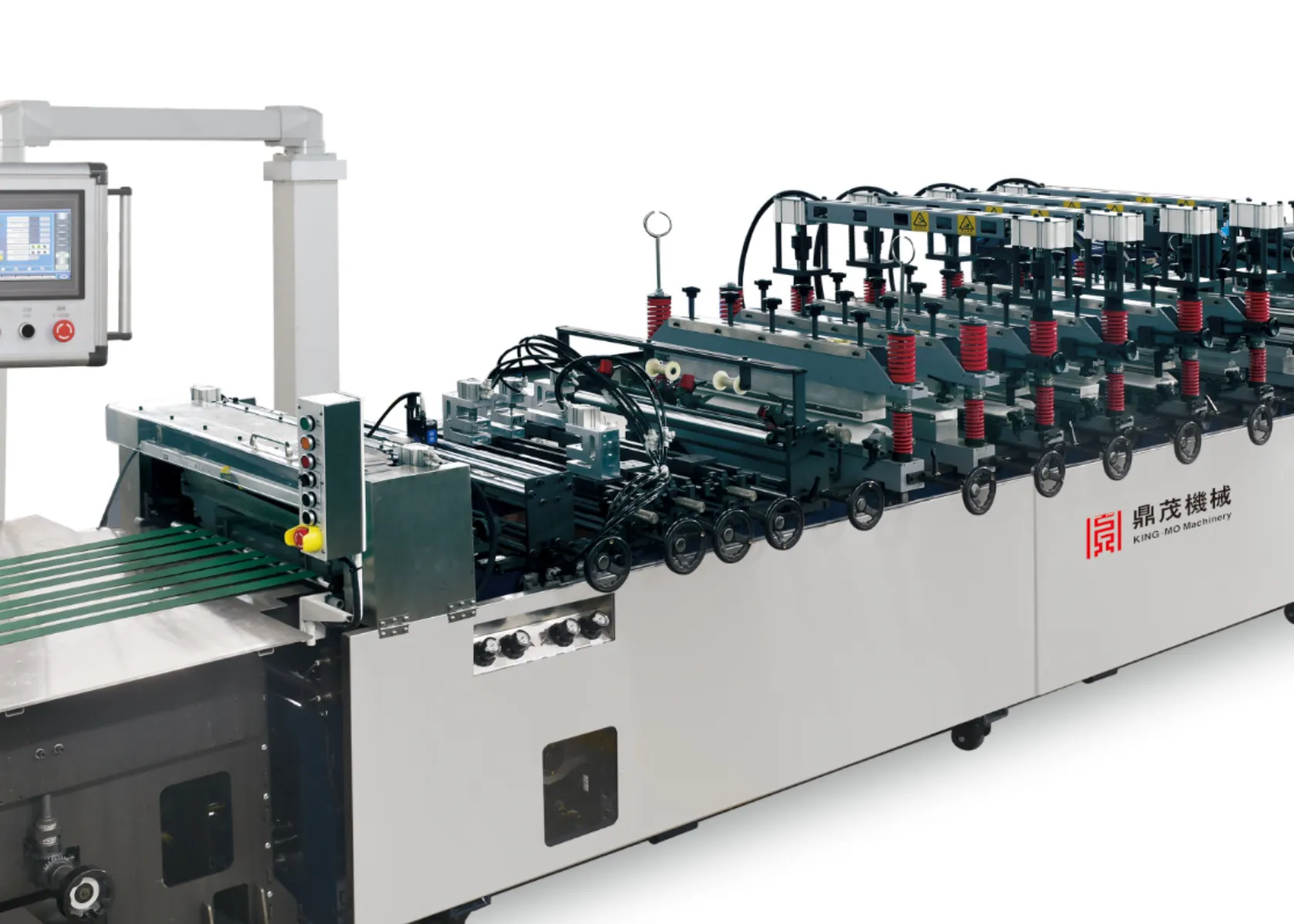 三边封自立拉链制袋机    无锡鼎茂机械制造有限公司