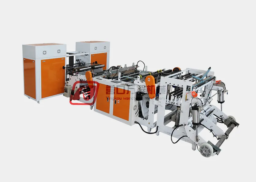 电脑控制高速双线热封冷切全自动连卷袋制袋机    营口万程机械有限公司