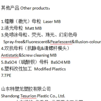 功能功能母粒 改性料    山东特塑龙塑胶有限公司