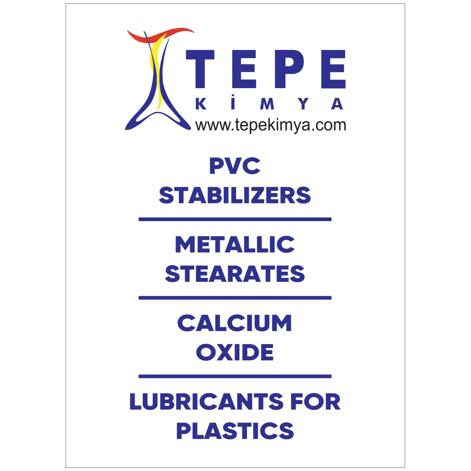 PVC 稳定剂    Tepe Kimya San.贸易有限公司 A.S