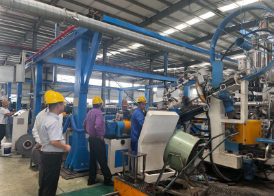 HDPE/PP克拉管生产线    广德普拉斯克片板膜装备制造有限公司